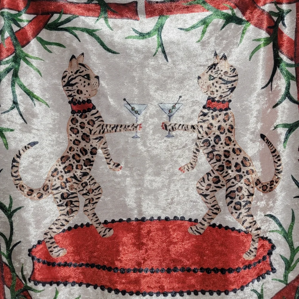 Patricia's Couture by Willa Heart Velvet Leopard Animal Print Cover